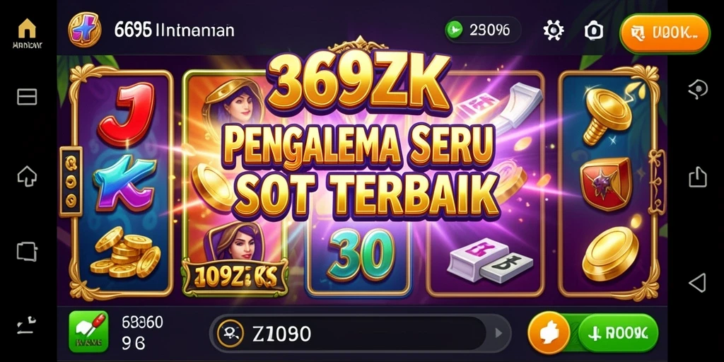 Tampilan menarik dari gameplay Slot 369ZK yang penuh warna.