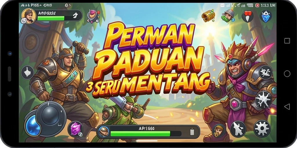 Gameplay seru dengan grafis cerah dalam API66.