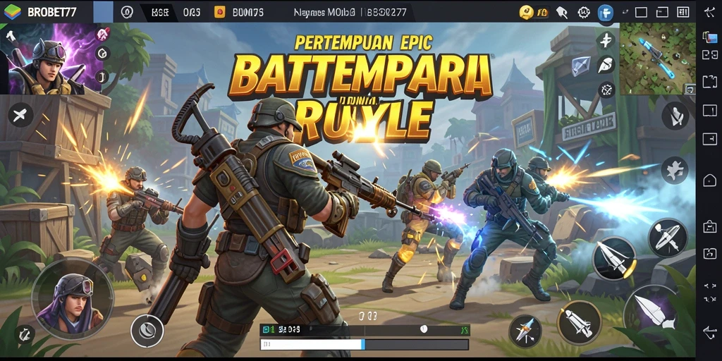 Gameplay seru BROBET77 dengan grafis yang mengesankan dan aksi Battle Royale.