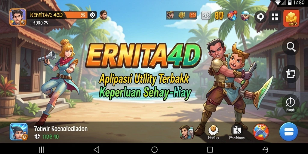 Tampilan antarmuka ERNITA4D yang intuitif dan mudah digunakan.