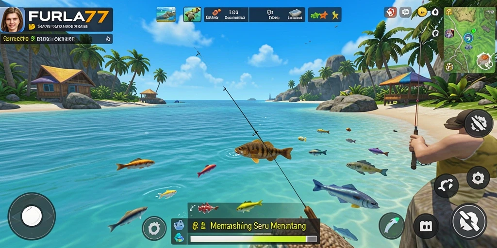 Gameplay FURLA77: pengalaman memancing yang mendebarkan dan menantang.
