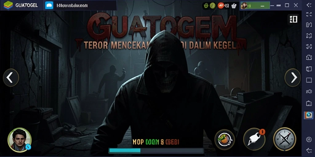 Tangkapan layar gameplay GUATOGEL menunjukkan momen ketegangan yang mendebarkan.