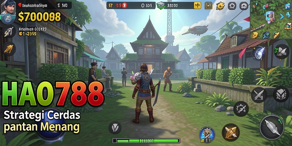 Tampilan gameplay HAO788 dengan pertarungan strategis yang menegangkan.