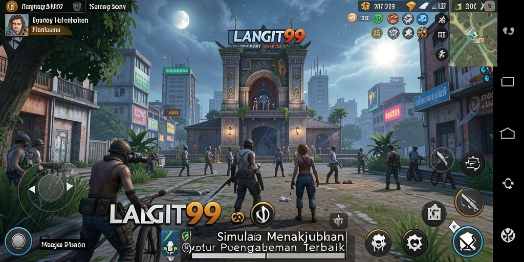 Screenshot LANGIT99 menampilkan pengalaman gameplay simulasi yang mengagumkan.
