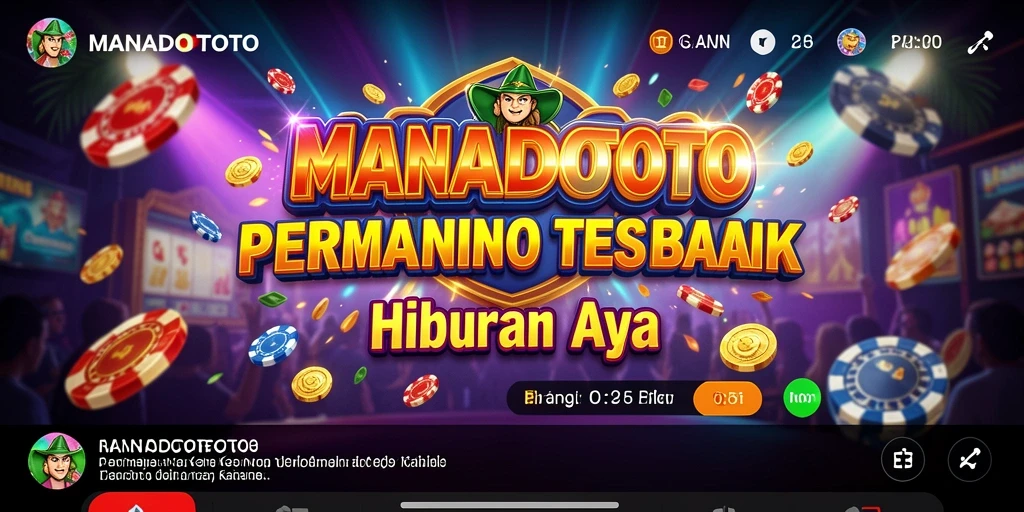 Tampilan menarik dari gameplay Kasino di MANADOTOTO.