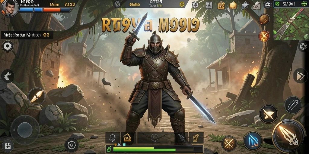 Tampilan gameplay strategis RT99 dalam aksi yang mendebarkan.