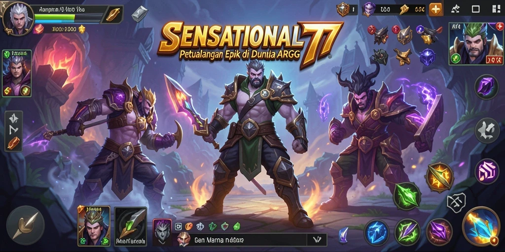 Gameplay mendebarkan dalam petualangan ARPG yang epik.