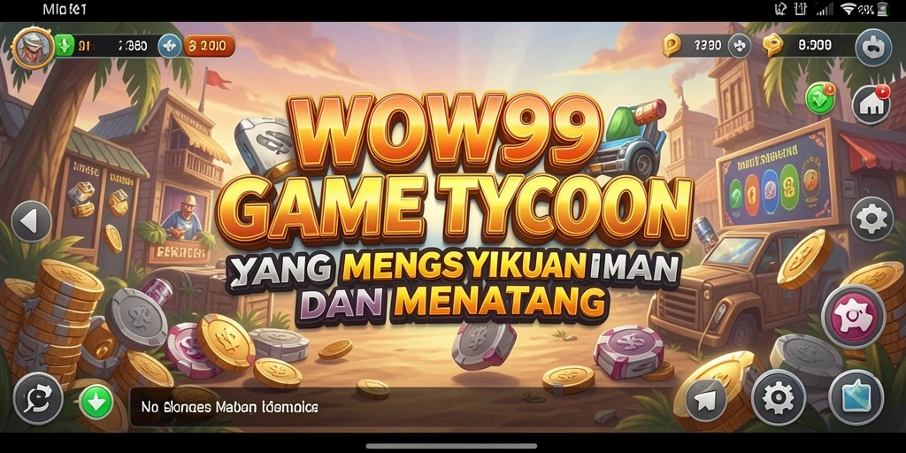 Tampilan gameplay WOW99 yang menarik dalam genre Tycoon.